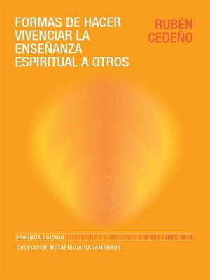 cover image of Formas de hacer vivenciar la Enseñanza Espiritual a otros